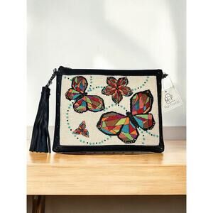 NWT Mary Frances Bag #S001-952 “Flutter” Beaded Bag